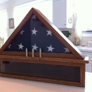 military service flag display cases