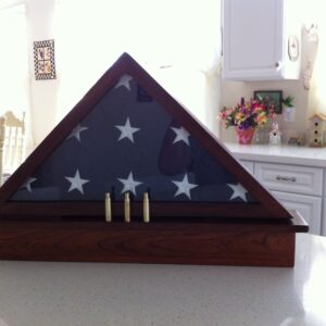 military service flag display cases