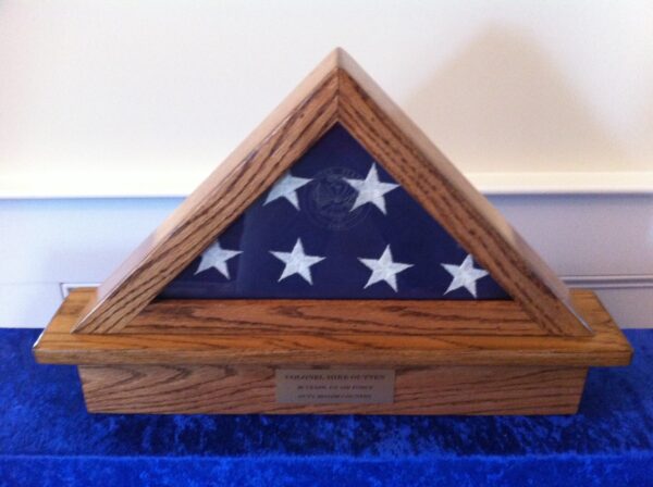 flag display cases with place for medals