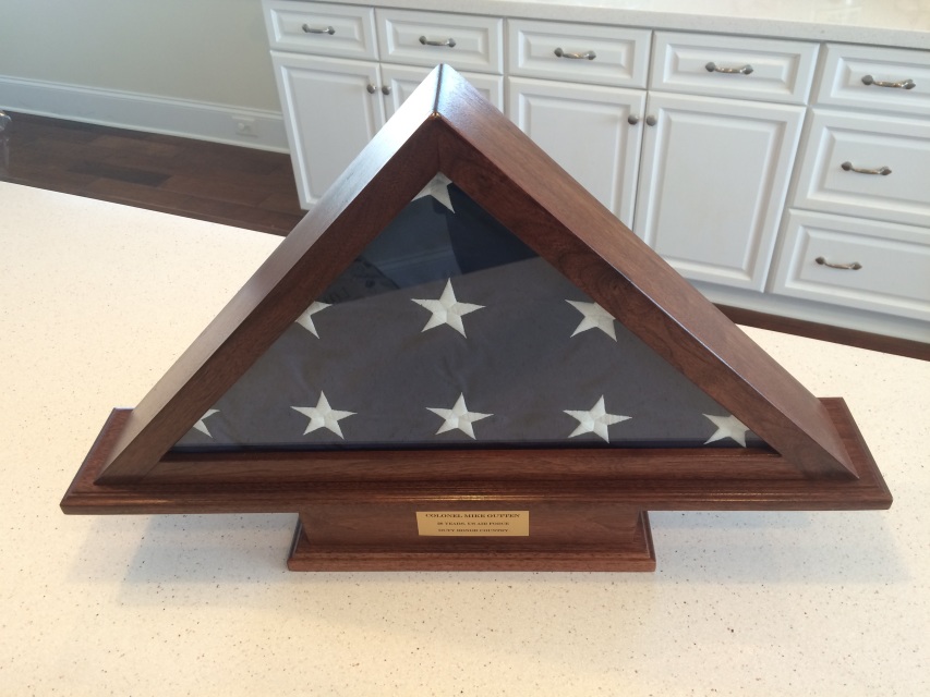 custom flag display cases