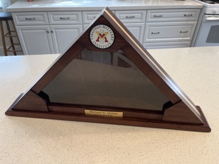 VMI Memorial Flag Display Case - Image 3